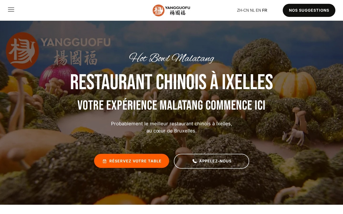 Hot Bowl Malatang – site restaurant, desktop