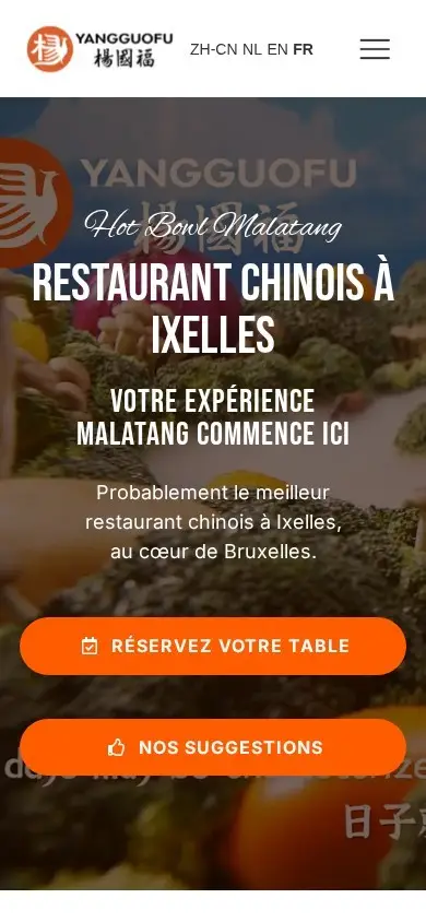 Hot Bowl Malatang – site restaurant, mobil